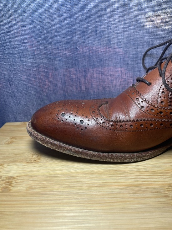 Beckett Simonon Men\'s Yates Oxford Wingtip Lace Up Leather Dress Shoes Brown 10 main image 8